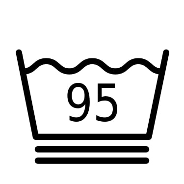 Besonders schonend bei 95° waschen Icon
