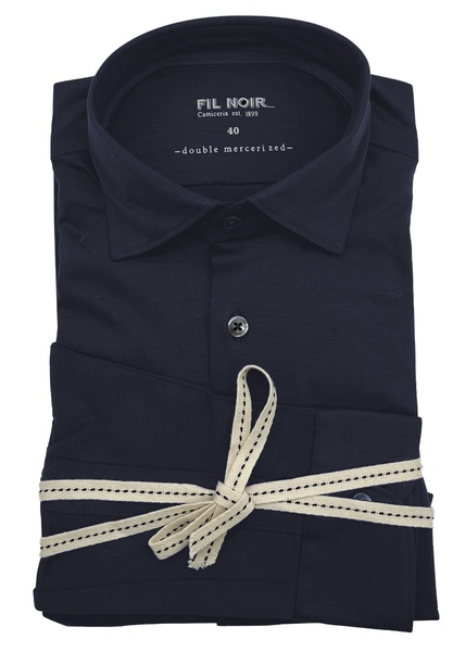 Jersey Hemd Doppelt Merzerisierend