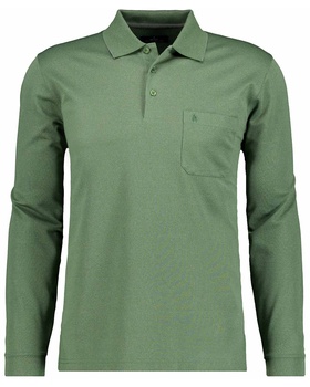 Langarm Poloshirt