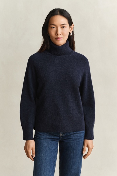 Rollkragenpullover aus Wolle und Kaschmir