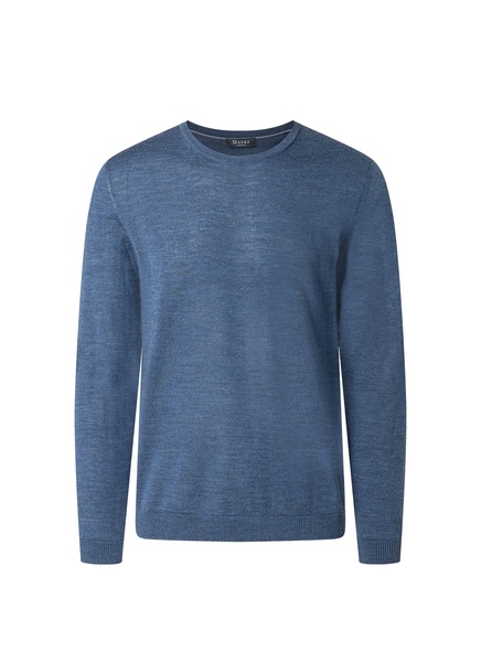 Pullover Rundhals 100% Merinowolle