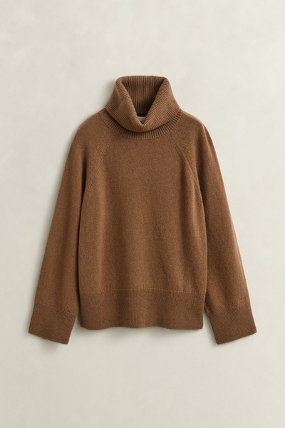 Rollkragenpullover aus Wolle und Kaschmir