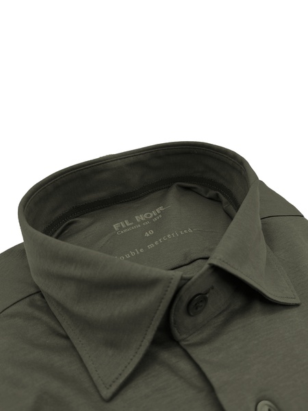 Jersey Hemd Doppelt Merzerisierend