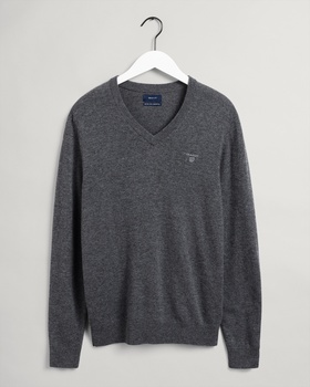 V-Neck Pullover aus Extra Fine Lambswool