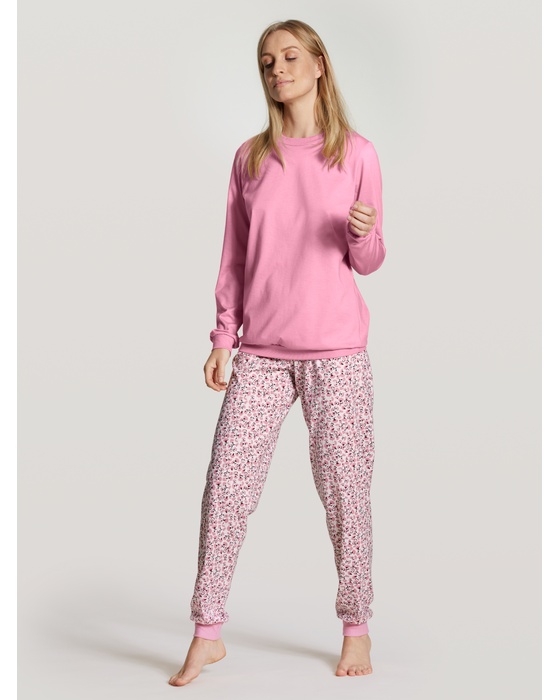 Calida Markentext DAMEN Pyjama mit Bündchen