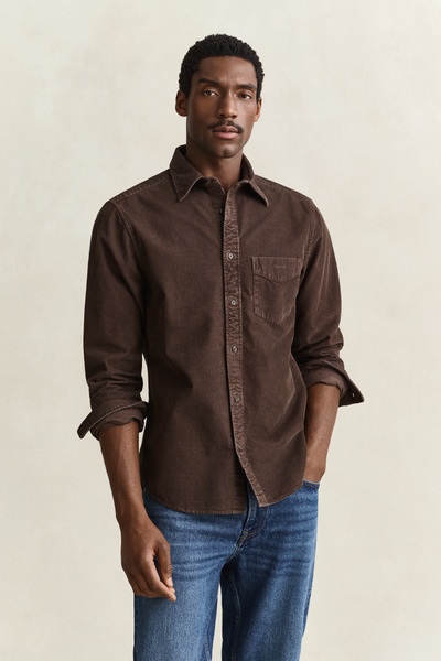 Cordhemd Regular Fit