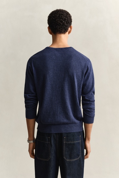 Pullover aus Baumwollmix-Flammgarn