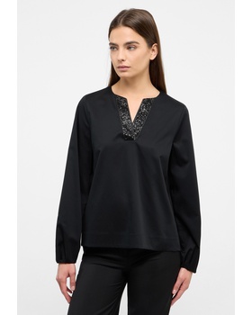 Bluse Satingewebe Langarm