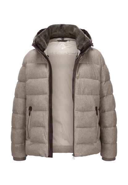 Materialmix Steppjacke