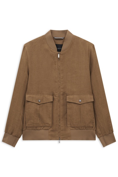 Blouson mit Collegekragen