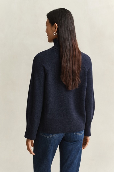 Rollkragenpullover aus Wolle und Kaschmir