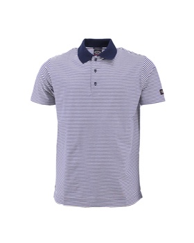 Gestreiftes halbarm Poloshirt