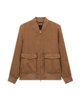 Blouson mit Collegekragen