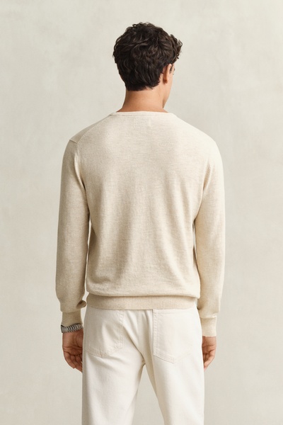 Pullover aus Baumwollmix-Flammgarn