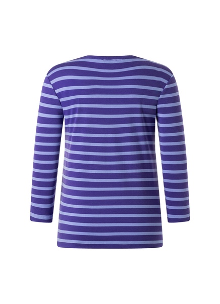 3/4 Arm T-Shirt im Gestreiftem Look