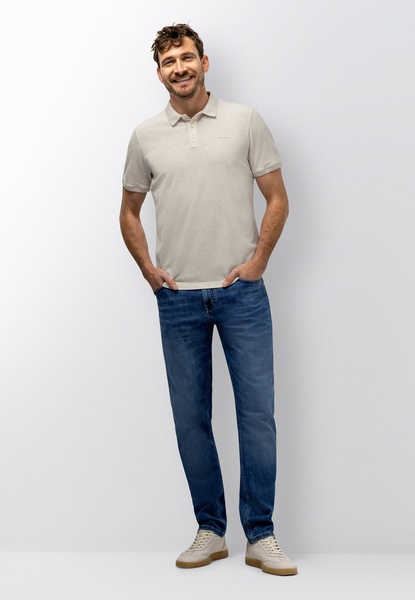 Poloshirt aus Baumwoll-Stretch