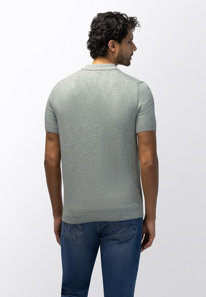 Gestricktes Poloshirt