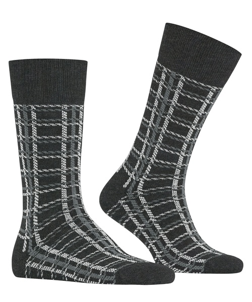 Socken Grid Tweed-Muster