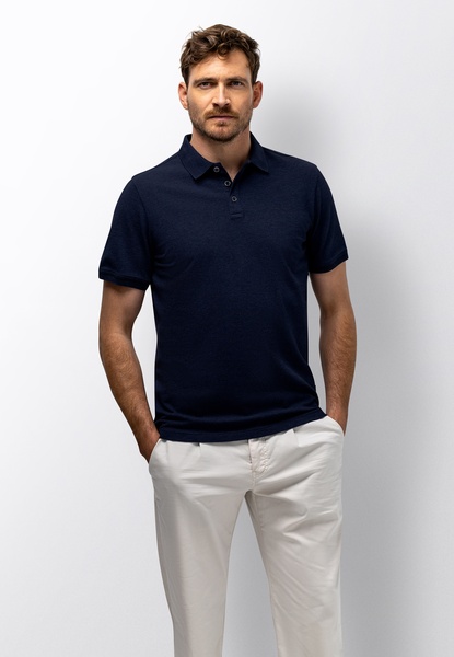 Poloshirt aus Baumwoll-Stretch