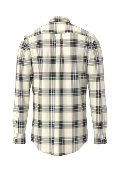 Washed Oxford Check Hemd