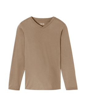 Langarmshirt V-Ausschnitt