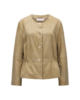 Lederjacke aus Ziegenvelour