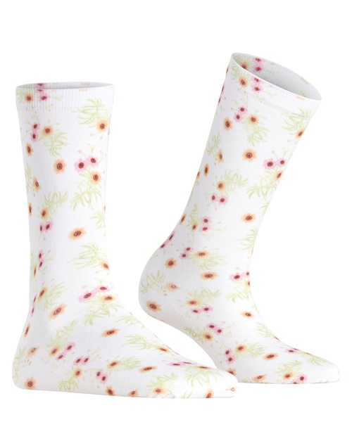 Strümpfe mit floralem Motiv