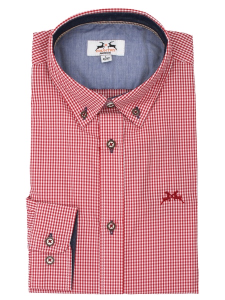 Button-Down-Hemd mit Karomuster