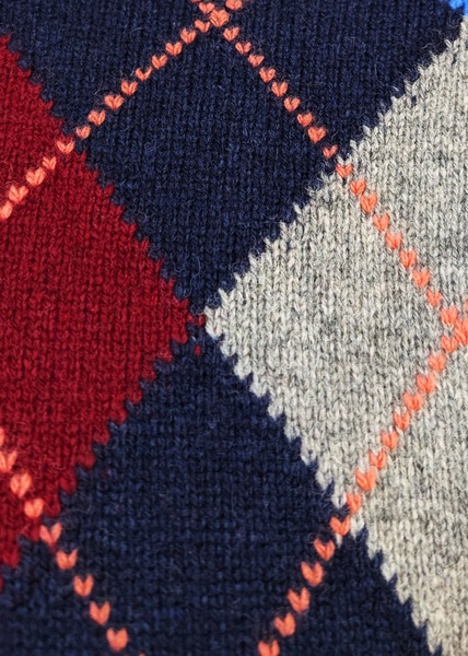 Pullover mit Argyle Muster