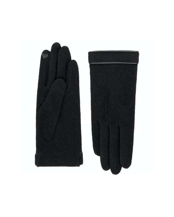 Leather Piping Touch Handschuh