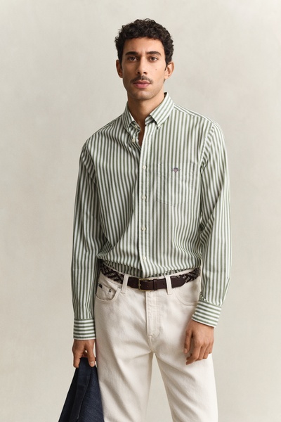 Gestreiftes Hemd mit Button-down-Kragen