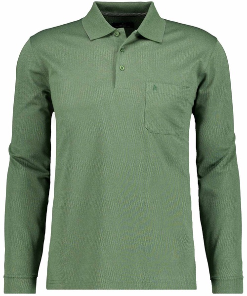 Langarm Poloshirt