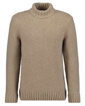 Heavy knit roll neck