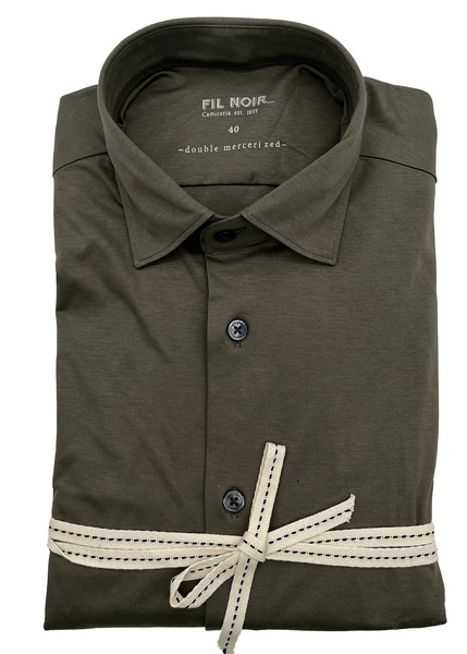 Jersey Hemd Doppelt Merzerisierend