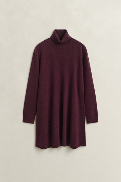 Rollkragen-Kleid