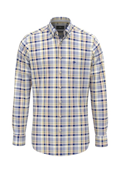 Washed Oxford Check Hemd