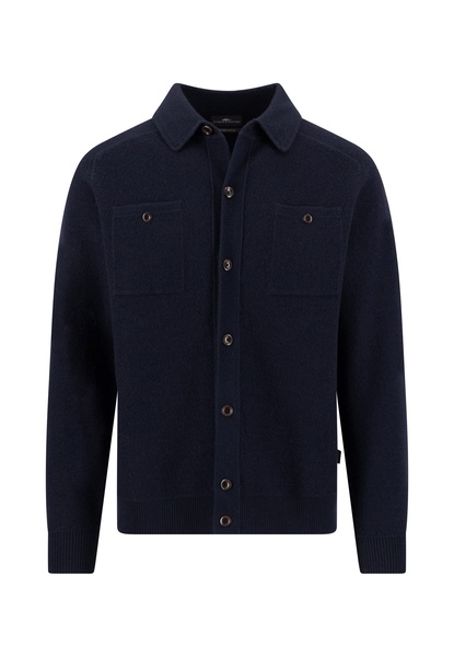 Cardigan Buttoned, Boiled Wool