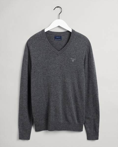 V-Neck Pullover aus Extra Fine Lambswool