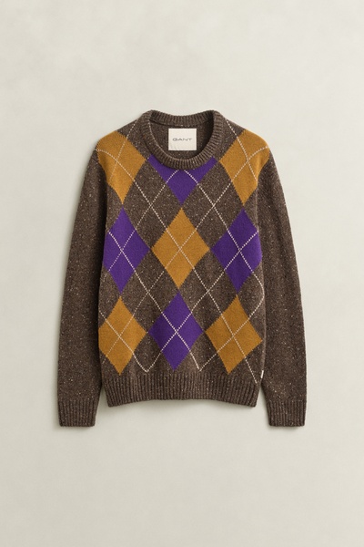 Argyle Pullover