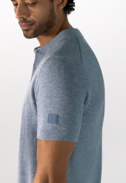 Gestricktes Poloshirt