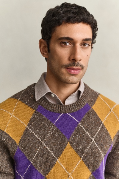 Argyle Pullover