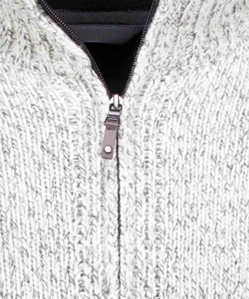 Cardigan mit Stehkragen, gefüttert