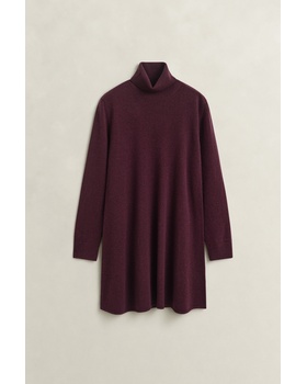 Rollkragen-Kleid