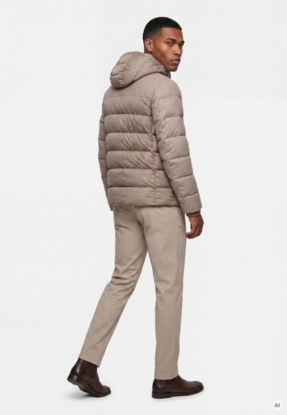 Materialmix Steppjacke