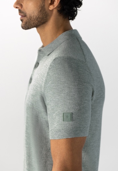 Gestricktes Poloshirt