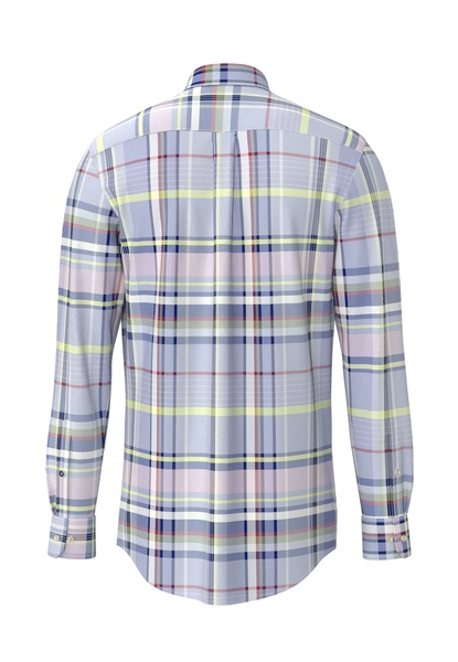 Washed Oxford Check Hemd