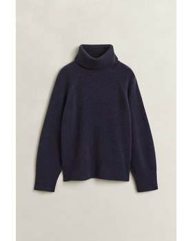 Rollkragenpullover aus Wolle und Kaschmir