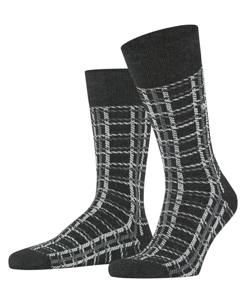Socken Grid Tweed-Muster