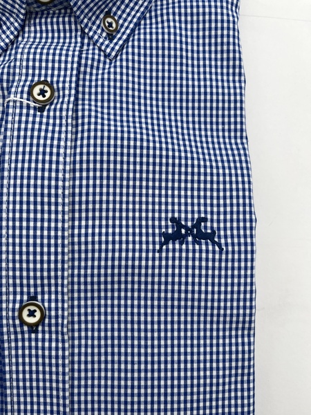 Button-Down-Hemd mit Karomuster