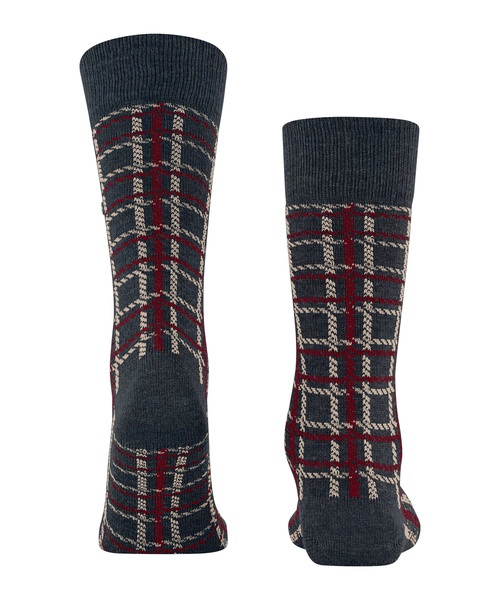 Socken Grid Tweed-Muster